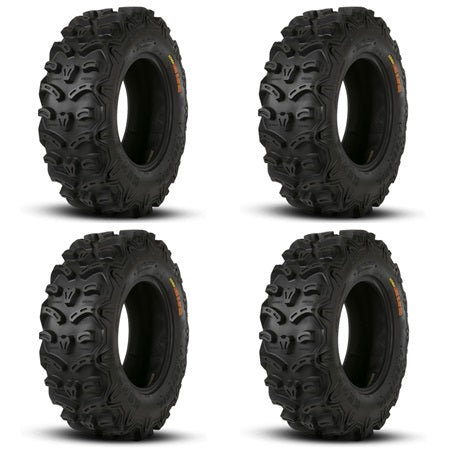 
                  
                    Set of 4 Kenda K587 Bear Claw HTR Tires 27x9.5-14 Radial 8 Ply
                  
                