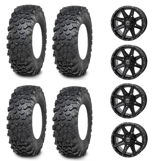 
                  
                    ITP Kinetic Tire & Wheel Kits - Frontline 308 Gloss Black Wheels
                  
                