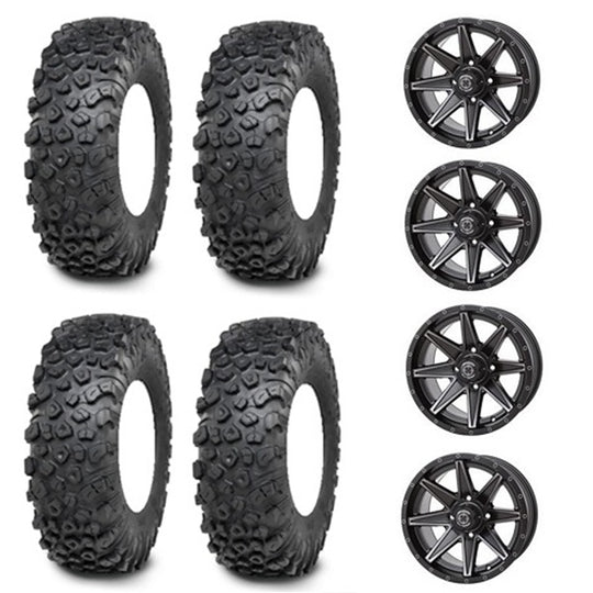
                  
                    ITP Kinetic Tire & Wheel Kits - Frontline 308 Matte Black Wheels
                  
                