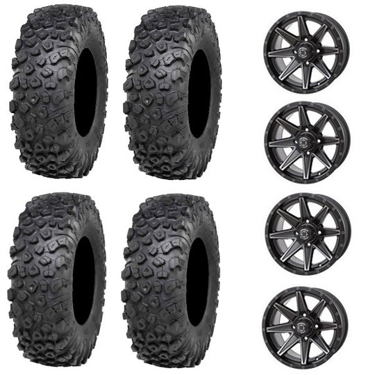 
                  
                    ITP Kinetic Tire & Wheel Kits - Frontline 308 Matte Black Wheels
                  
                