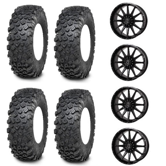 
                  
                    ITP Kinetic Tire & Wheel Kits - Frontline 762 Black Wheels
                  
                