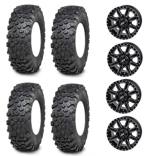 
                  
                    ITP Kinetic Tire & Wheel Kits - Tusk Cascade Black & Machined Wheels
                  
                