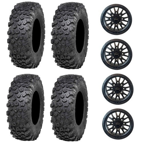 ITP Kinetic Tire & Wheel Kits - Stat 01 Satin Black Wheels