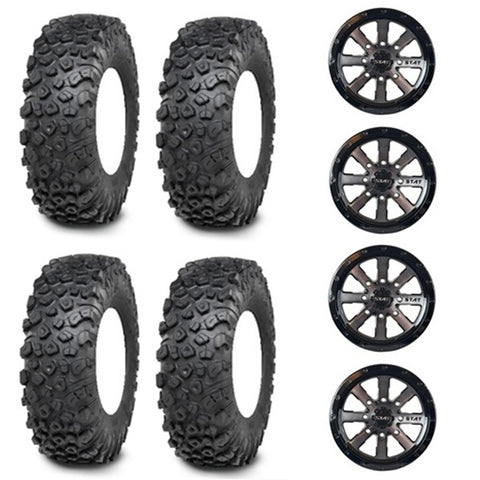ITP Kinetic Tire & Wheel Kits - Stat 02 Dark Tint Wheels