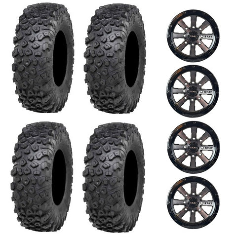 ITP Kinetic Tire & Wheel Kits - Stat 02 Dark Tint Wheels