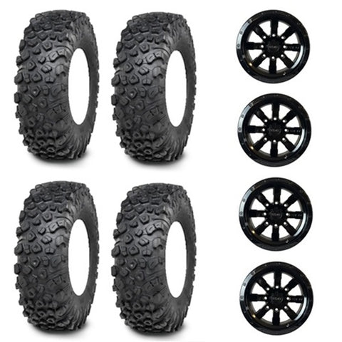 ITP Kinetic Tire & Wheel Kits - Stat 02 Gloss Black Wheels