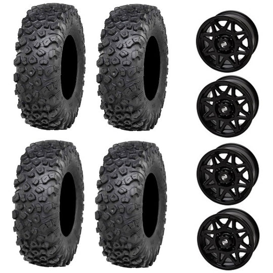 
                  
                    ITP Kinetic Tire & Wheel Kits - Tusk Tintic Matte Black Wheels
                  
                