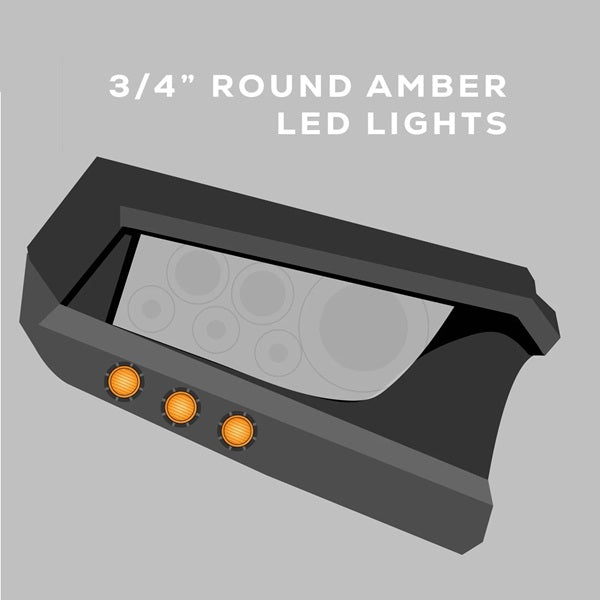 
                  
                    WDE 6 LED Lights - 3 Per Side
                  
                