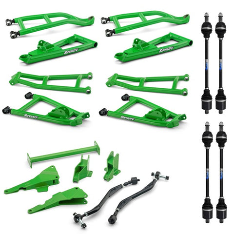 SuperATV Kawasaki Teryx 6 Inch Green Lift Kit