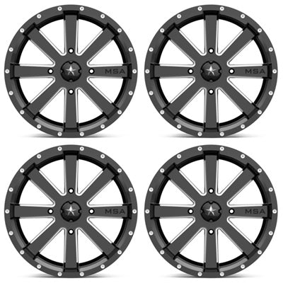 MSA M34 Flash Milled Wheel Set