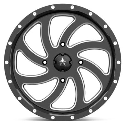 MotoSport Alloys MSA M36 Switch Black Wheel