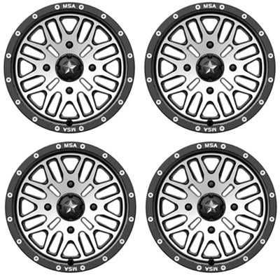 MSA Brute Beadlock Wheel Set