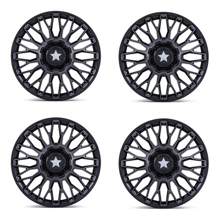 MSA Clubber Wheels - Matte Black Set