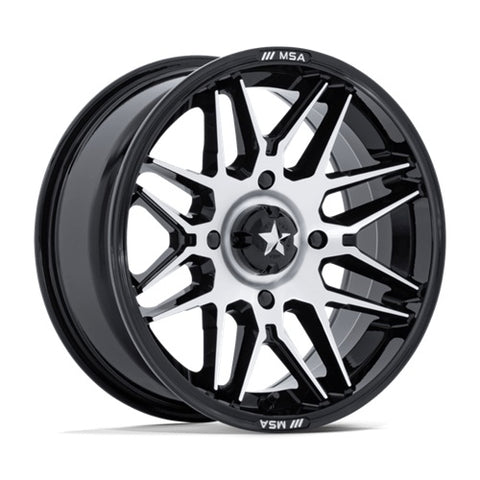 MSA Radar Wheels - MA052 Gloss Black & Machined