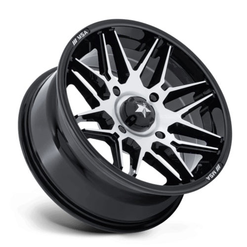 
                  
                    MSA Radar Wheels - MA052 Gloss Black & Machined - Profile
                  
                