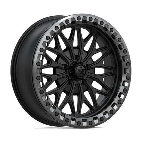 MSA Bolo Beadlock Wheels - MA053 Matte Black Gunmetal 18 Inch