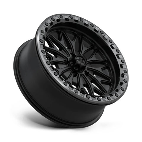 MSA Bolo Beadlock Wheels - MA053 Matte Black Gunmetal Profile