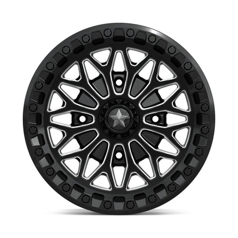 MSA Bolo Beadlock MA053 Gloss Black & Milled Wheels