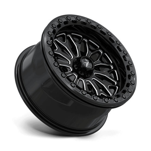 
                  
                    MSA Bolo Beadlock Wheels - MA053 Gloss Black & Milled Profile
                  
                