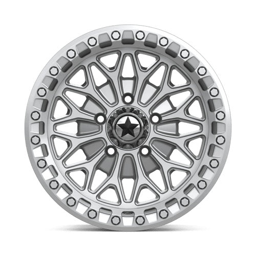 
                  
                    MSA Bolo Beadlock Wheels - MA053 Gloss Silver & Machined 15 Inch
                  
                