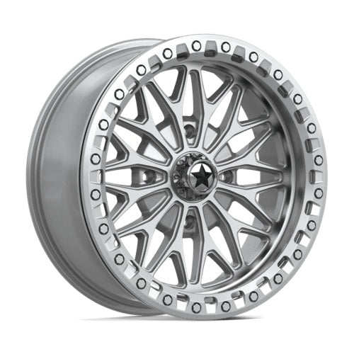 
                  
                    MSA Bolo Beadlock Wheels - MA053 Gloss Silver & Machined 18X7
                  
                