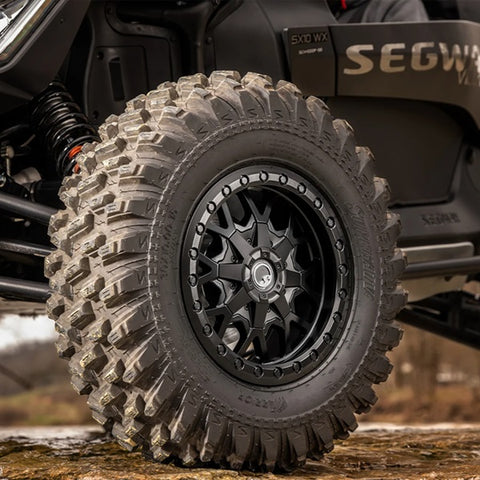 SuperATV MADLock Beadlock Wheels - Satin Black Mounted