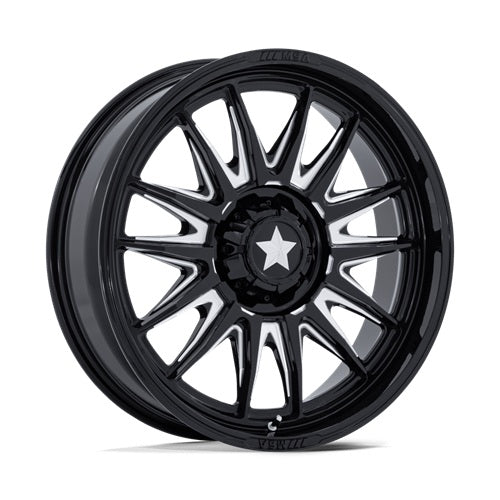 MSA MA055 Commander Wheels - Gloss Black & Milled