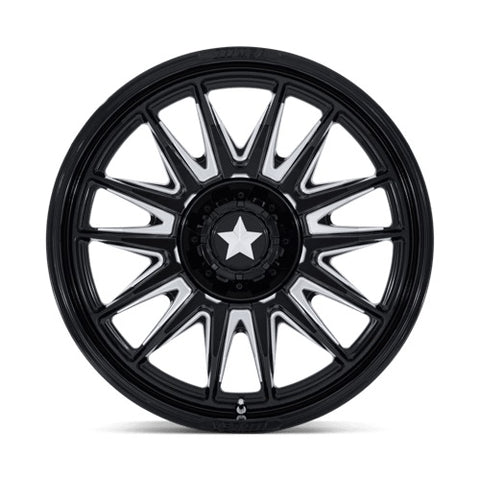 MSA MA055 Commander Gloss Black & Milled Wheels