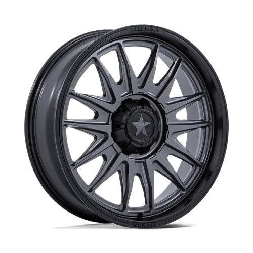MSA MA055 Commander Wheels - Matte Gunmetal & Matte Black