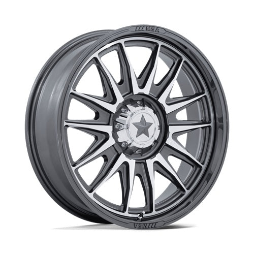 MSA MA055 Commander Wheels - Platinum & Machined Face