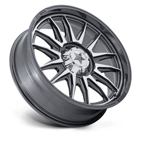 MSA MA055 Commander Wheels - Platinum & Machined Face Profile