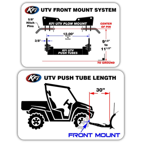 KFI Products Snowplow Mount