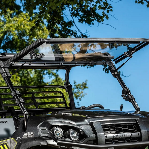 SuperATV Kawasaki Mule Pro Flip Up Windshield
