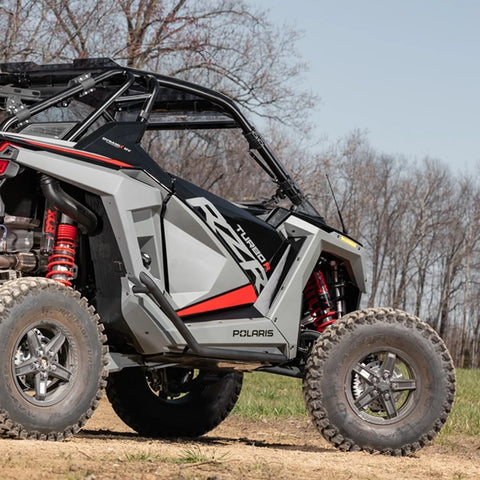 SuperATV Polaris RZR Pro S Nerf Bars Installed