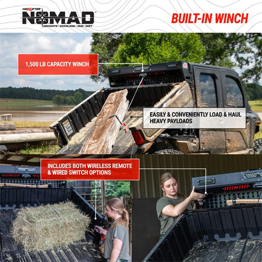 
                  
                    High Lifter N.O.M.A.D. Headache Rack Winch
                  
                