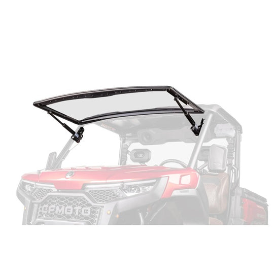 SuperATV MaxDrive CFMOTO UFORCE U10 Pro Power Flip Up Windshield