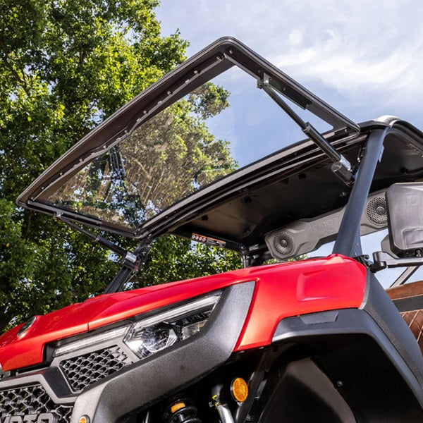 
                  
                    MaxDrive CFMOTO UFORCE U10 Pro Power Flip Up Windshield Open
                  
                