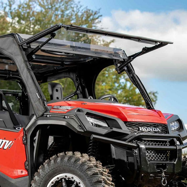 
                  
                    SuperATV Honda Pioneer 1000 MaxDrive Power Flip Windshield Open
                  
                