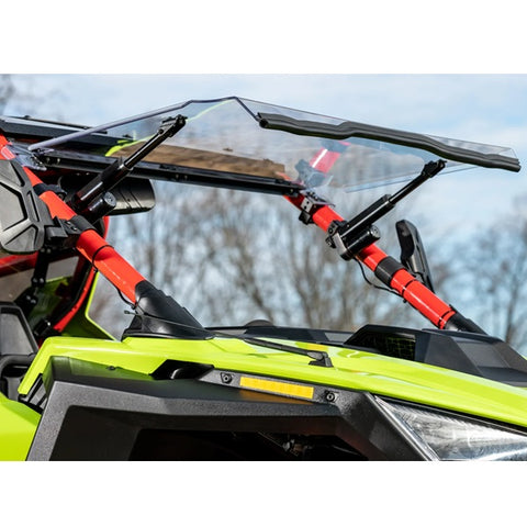 SuperATV MaxDrive Polaris RZR PRO R Power Flip Windshield 2022-24