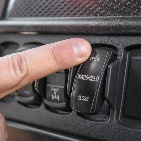 Polaris RZR MaxDrive Power Flip Windshield Button