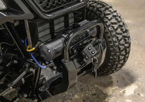SuperATV Honda Pioneer 500 Black Ops Winches