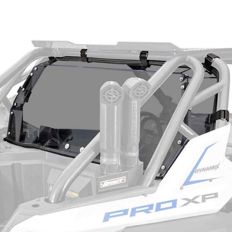 Rear Window on a Polaris Pro XP vehicle with Dark Tint - RWS-P-RZRTR-71#PX