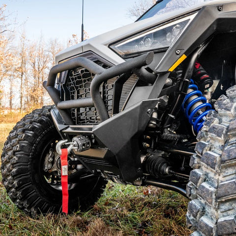 SuperATV Polaris RZR PRO XP Ready-Fit Winch QWM-P-PROXP Installed