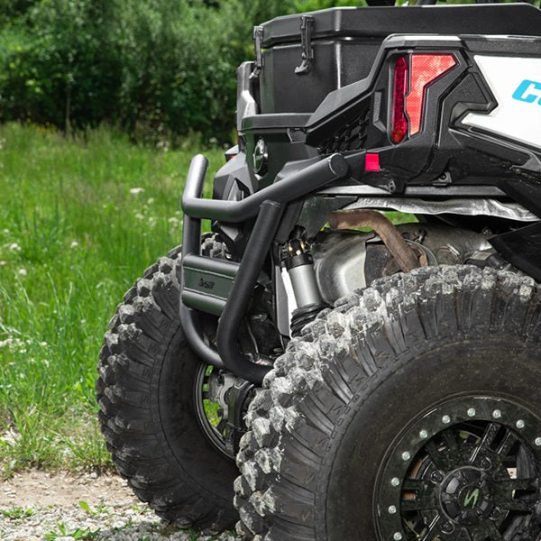 
                  
                    SuperATV Can-Am Maverick Sport - Trail Rear Bumper Side View
                  
                