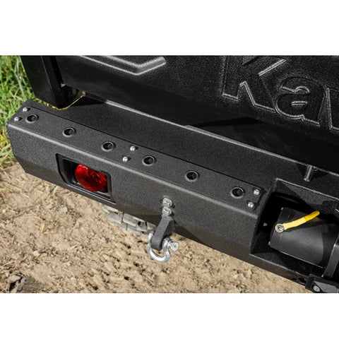 SuperATV Kawasaki Mule Pro Winch Ready Rear Bumper Closeup