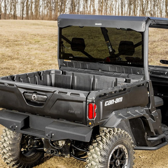 
                  
                    SuperATV Can-Am Defender HD Glass Rear Windshield on Vehicle
                  
                