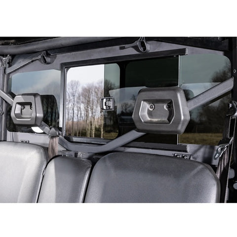 SuperATV Can-Am Defender HD Glass Sliding Rear Windshield Inside