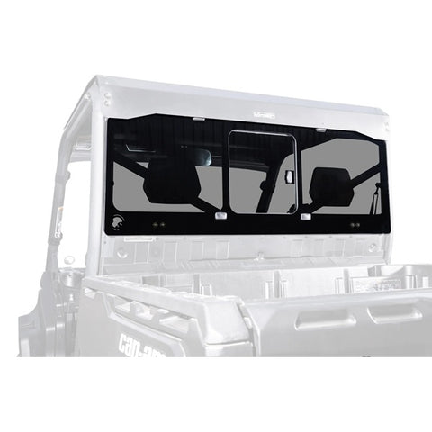 SuperATV Can-Am Defender HD Glass Sliding Rear Windshield