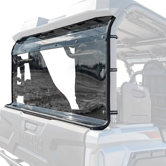 SuperATV Yamaha Wolverine RMAX 4 Compact Rear Windshield