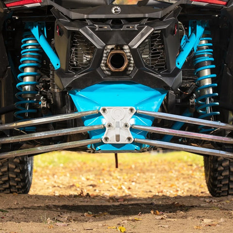 Can-Am Maverick X3 Billet Radius Rod Plate Installed